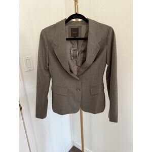 The Limited Collection Women Long Sleeve Peak Blazer Beige Size 0 New With Tags